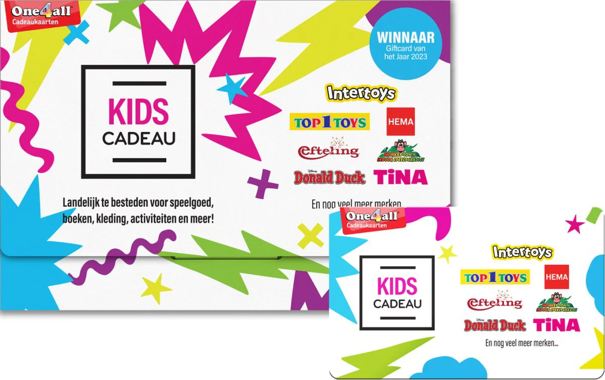 KidsCadeau - Cadeaubon - 20 euro + cadeau-envelop