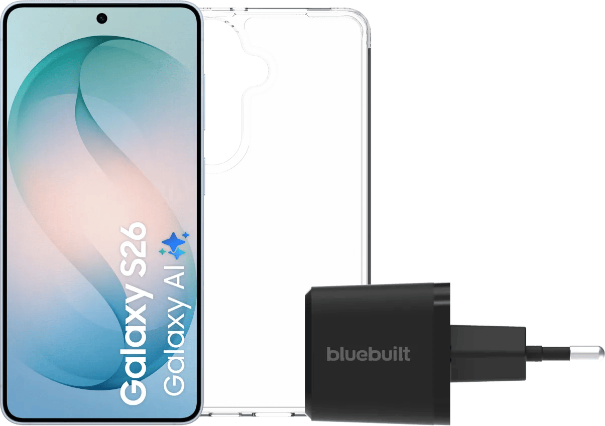 Samsung Galaxy S26 256GB Lichtblauw 5G + Basis Accessoirepakket