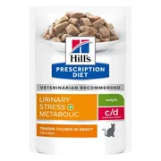 Hill's Prescription Diet c/d Multicare Stress + Metabolic Kattenvoer Nat Kip 85 gr