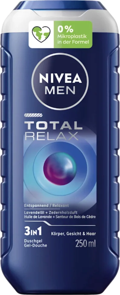 NIVEA Men Shampoo & Douchegel 3in1 Total Relax 250 ml