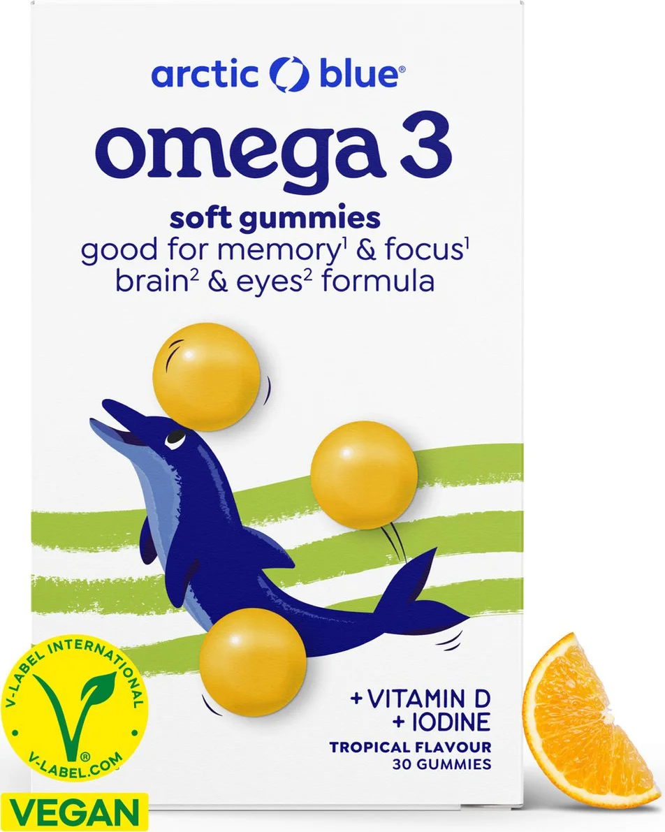 Arctic Blue Kids Omega-3 Vegan Soft Gummies 30ST