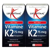 2x Lucovitaal Vitamine K2 75 mcg 60 capsules