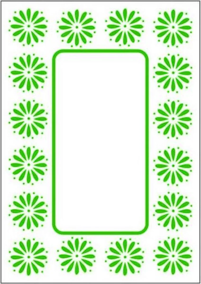 Embossingfolder Crafts too CTFD3049 - frame "Daisy" madeliefjes - embossingmal lente - 15 x 10 cm - mal