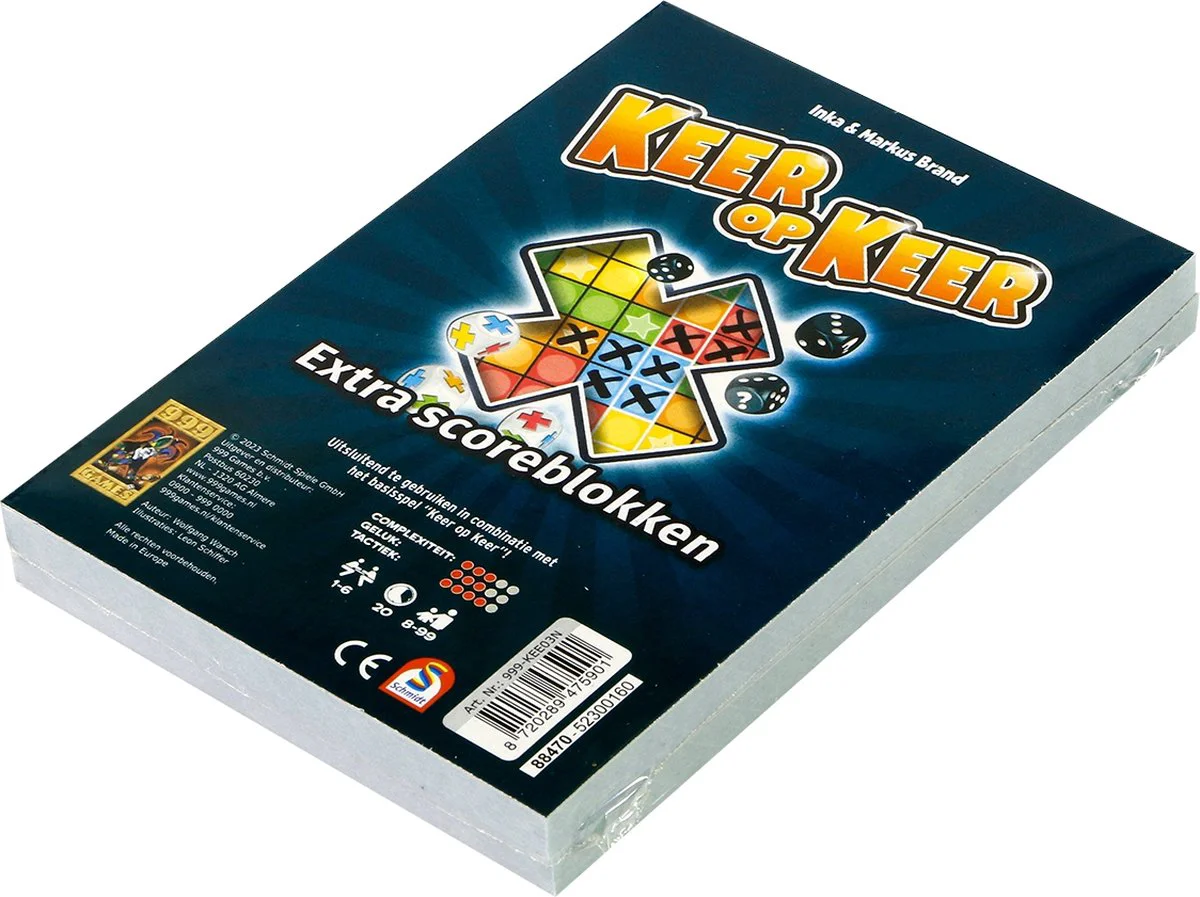 Keer op Keer Scoreblokken