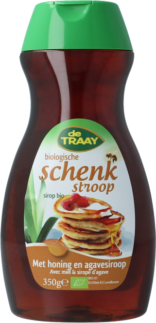 De Traay Schenkstroop met Honing en Agave Biologisch 350ML