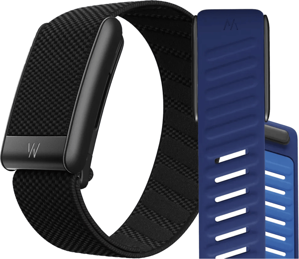 WHOOP 5.0 Peak Zwart Abonnement 1 Jaar + WHOOP 5.0 SportFlex Band Blauw