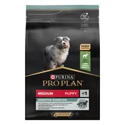 4x Pro Plan Hondenvoer Droog Puppy Medium Sensitive Digestion Lam 3 kg