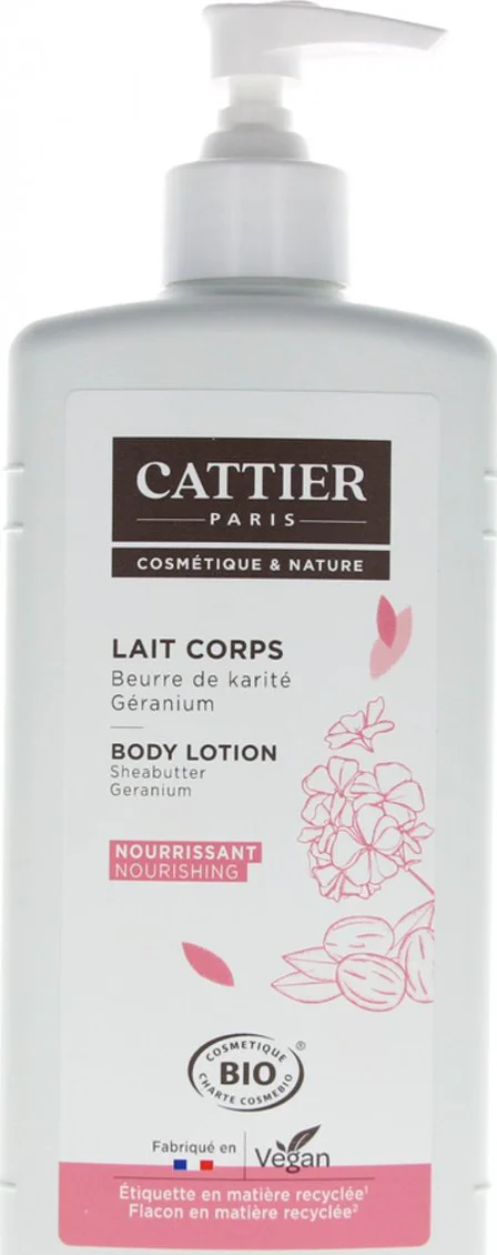 Cattier Nourishing Bodylotion Sheabutter Geranium 500ML