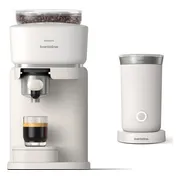 Philips Baristina + Melkopschuimer Bundel - BAR303/00 - Espressomachine - Pistonmachine - Wit