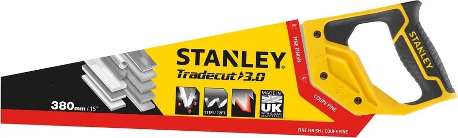Stanley STHT20349-1 Tradecut Houtzaag Fijn 380mm 11T/inch