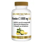 2x Golden Naturals Vitamine C Gold 1000mg Vegan 60 tabletten