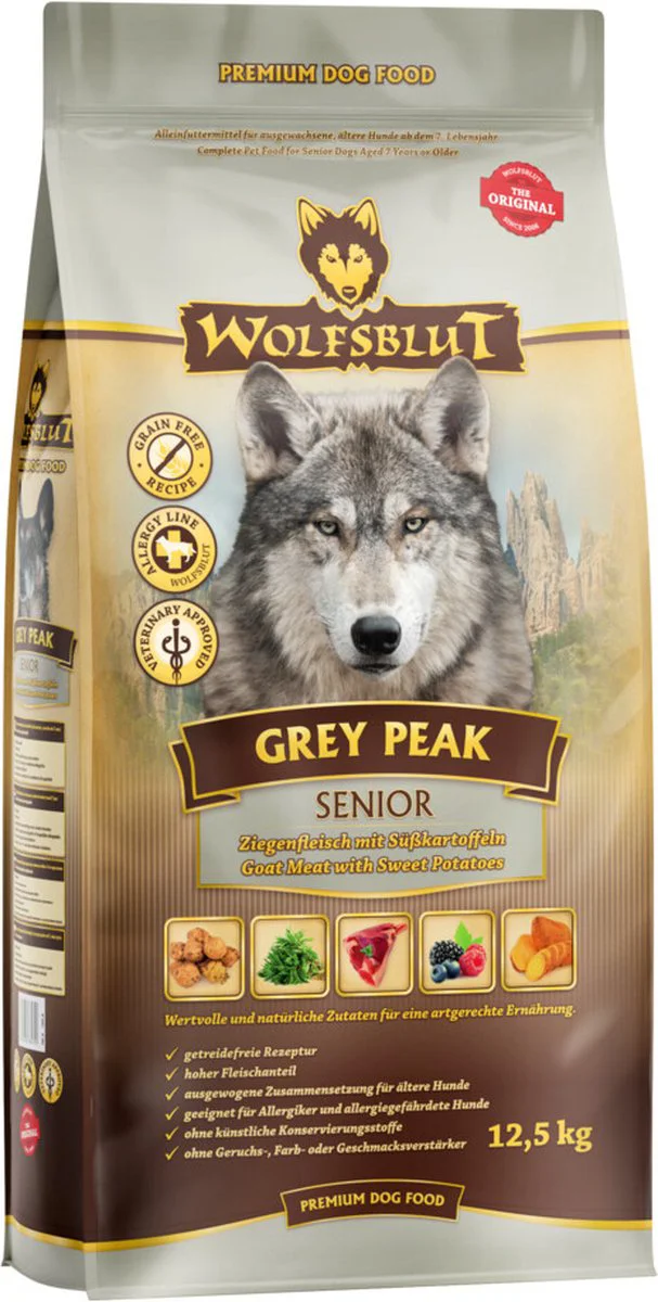Wolfsblut Grey Peak Senior 12,5 kg