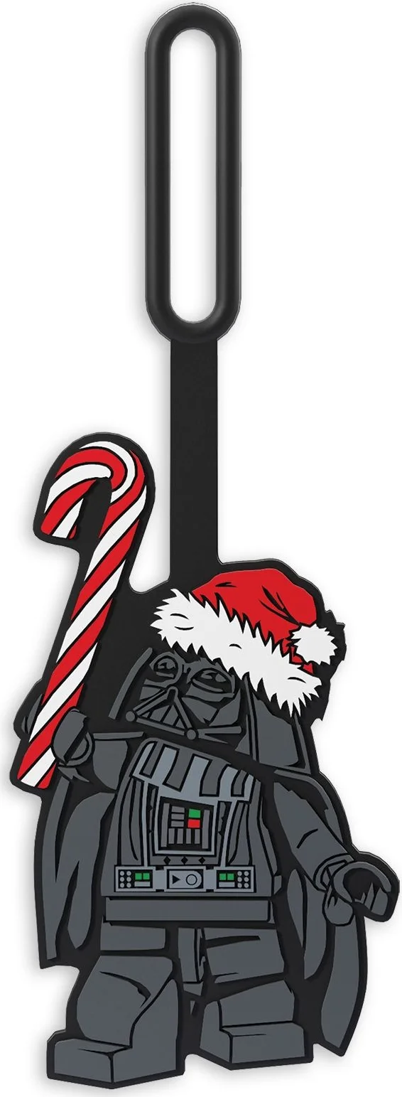 LEGO Kersttaslabel - Darth Vader