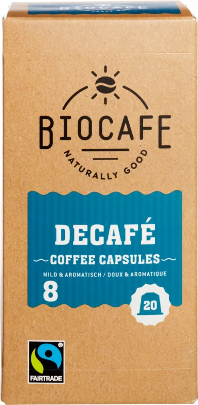 Bio Cafe Koffiecapsules Decafé 100GR