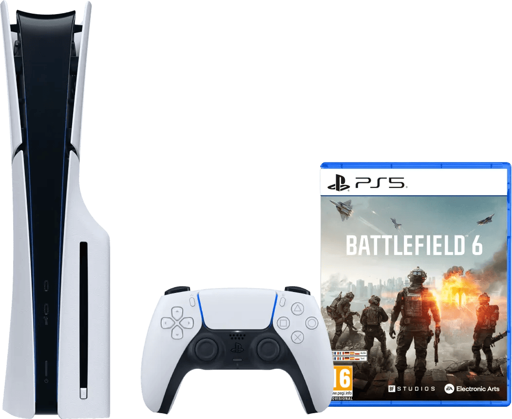 Sony PlayStation 5 Slim Disc Edition + Battlefield 6