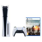 Sony PlayStation 5 Slim Disc Edition + Battlefield 6