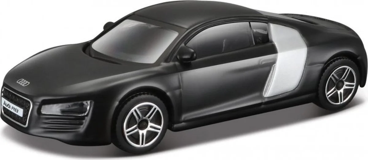 Bburago AUDI R8 2009 zwart schaalmodel 1:43