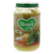 Olvarit 6m+ Spinazie Witvis Rijst 200GR