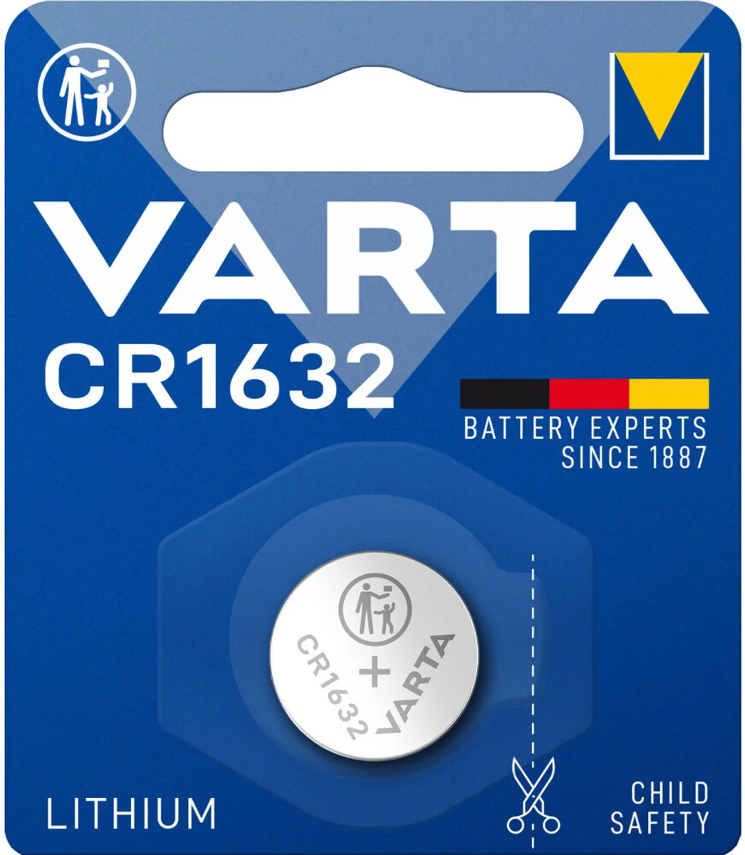 10x Varta LITHIUM Coin Batterijen CR1632 Blister