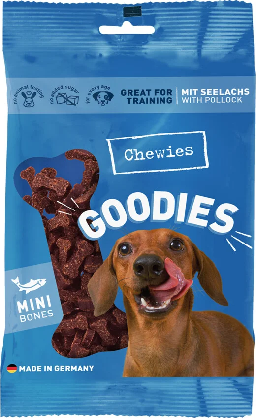 Chewies Goodies Hondensnacks Mini Koolvis 125 gr