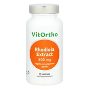 Vitortho Rhodiola Extract 500mg Capsules 60st 60CP