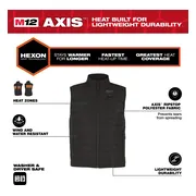 Milwaukee M12™ HPVBL3-0 (XXL) HEXON Verwarmde bodywarmer zwart - 4932493846