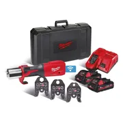 Milwaukee M18 ONEBLHPT-302C V-Set FORCE LOGIC™ Accu hydraulische perstool 18V 3.0Ah in koffer - 4933478308