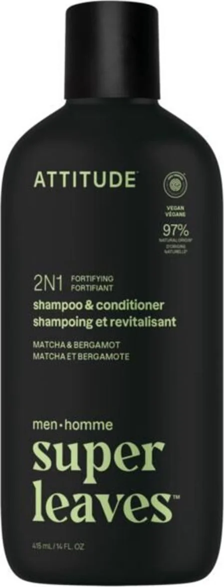 Attitude Super Leaves Men Versterkende 2-In-1 Shampoo & Conditioner 415ML