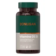 Bonusan Vitamine D3 25 Softgels 300CP
