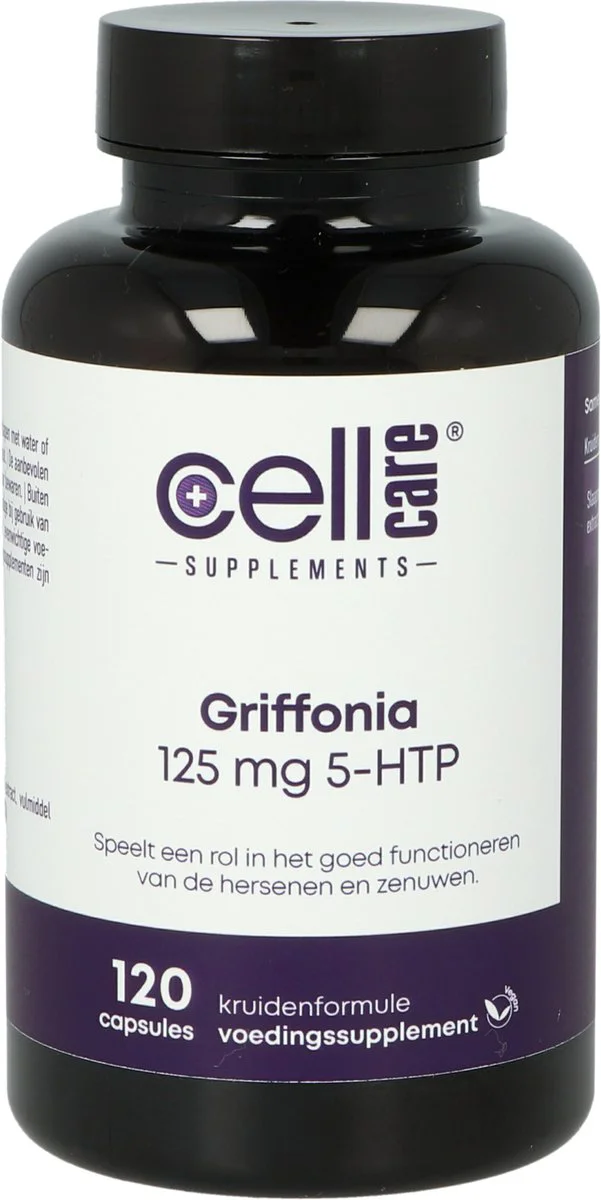 CellCare Griffonia 125mg 5-HTP Capsules 120VCP