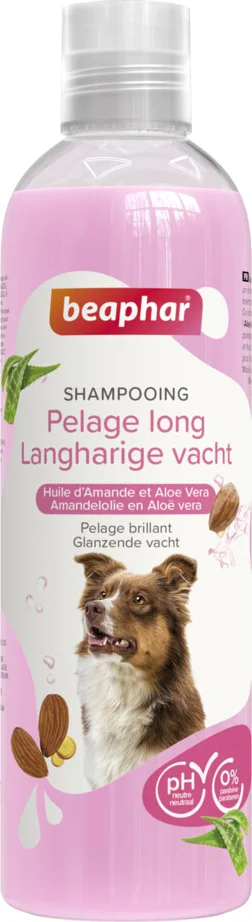 6x Beaphar Shampoo Hond Langharige Vacht 250 ml