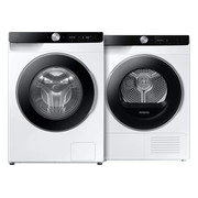 Samsung WW90DG6U85LK AI Wash + Samsung DV90DG6845LKU3 AI Dry