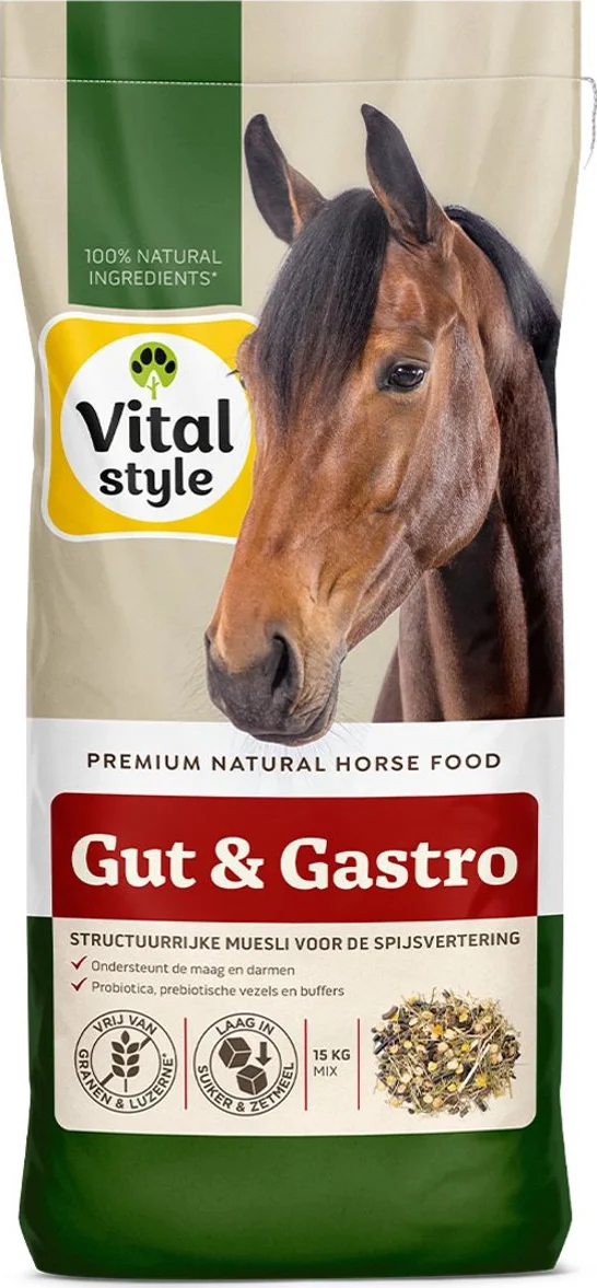 Vitalstyle Paardenmuesli Gut & Gastro 15 kg