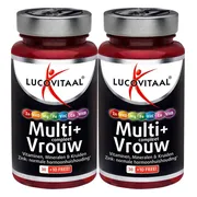 2x Lucovitaal Multi + Compleet Vrouw 40 tabletten