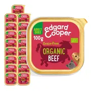 17x Edgard & Cooper Kuipje Vers Vlees Hondenvoer Bio Rund 100 gr