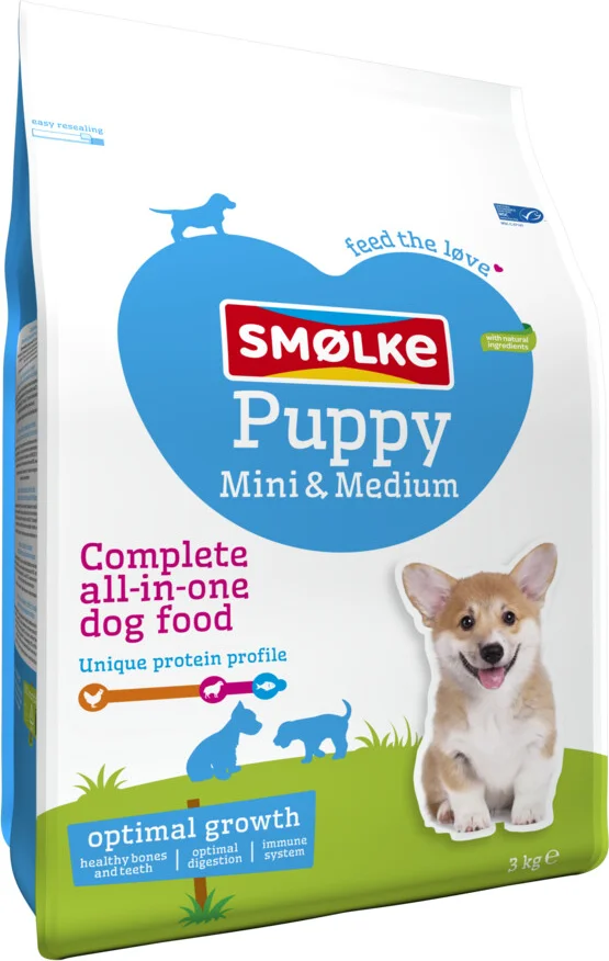 Smolke Hondenvoer Puppy Mini - Medium 3 kg