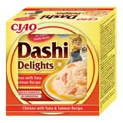 Ciao Dashi Delights Kattenvoer Nat Chicken & Tuna & Salmon 70 gr