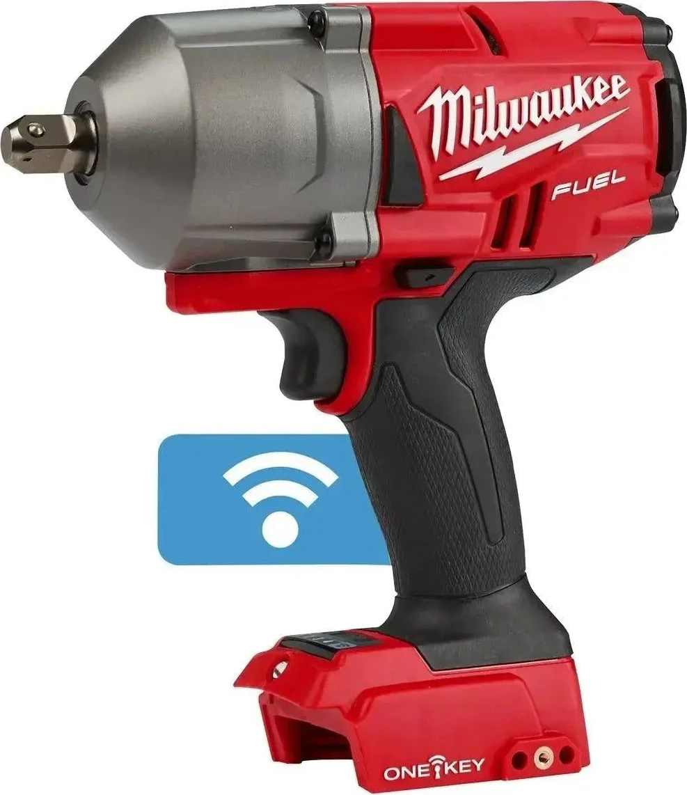 Milwaukee M18 FUEL™ ONEFHIWP12-0X ONE-KEY™ Accu slagmoersleutel 1017Nm 1/2" borgpin 18V Basic Body in HD-Box - 4933459724