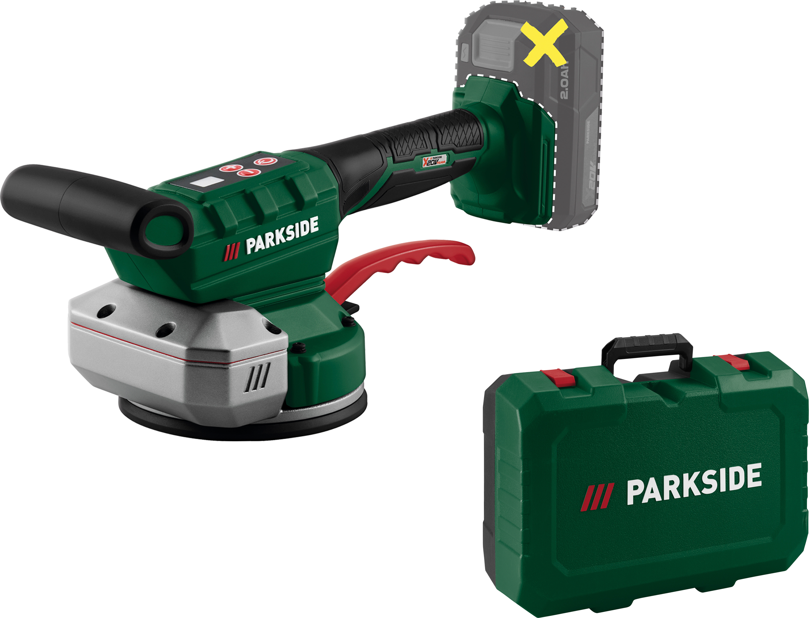 PARKSIDE Accu-tegeltriller 20 V, zonder accu en lader