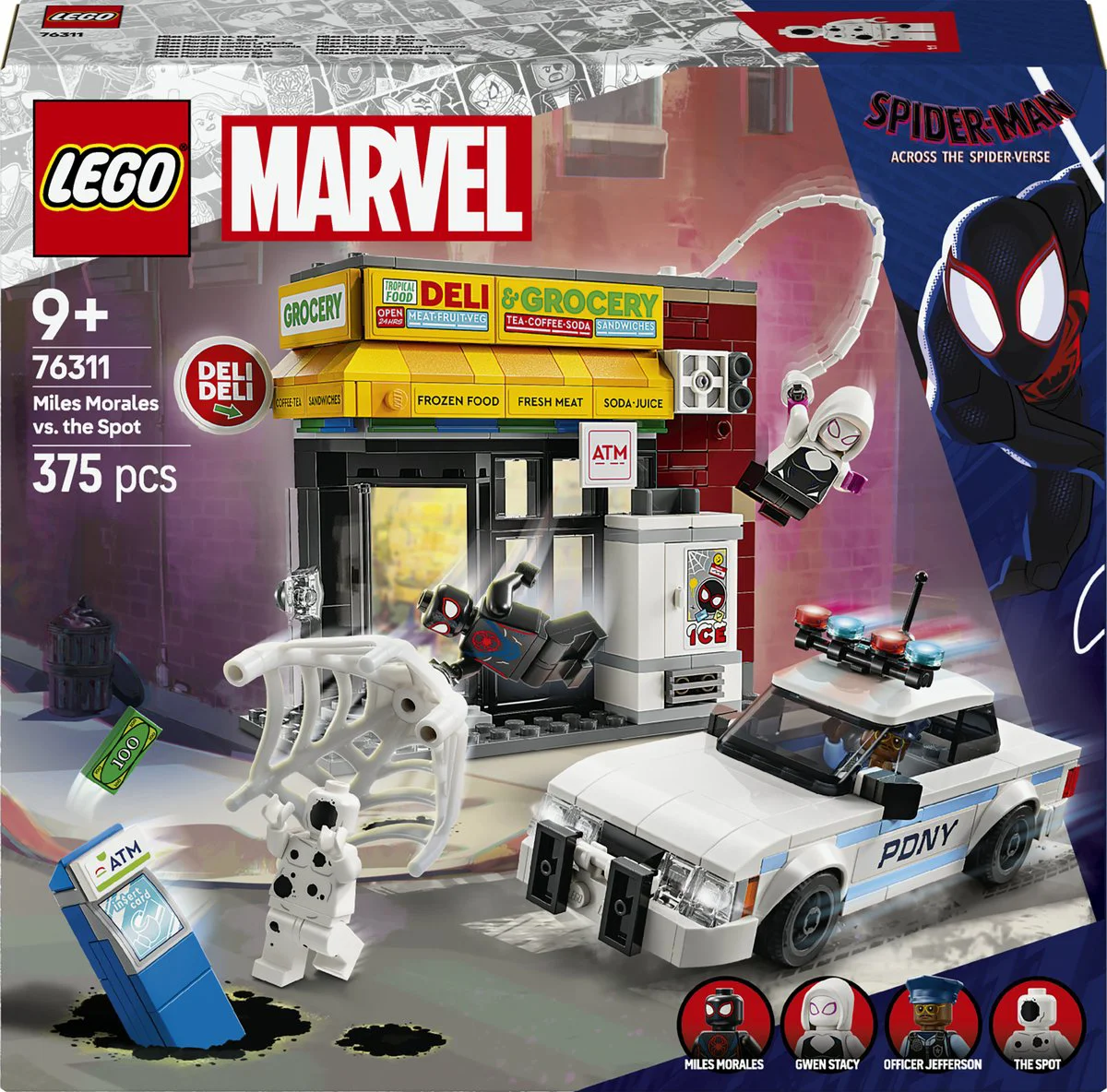 LEGO Marvel Spider-Verse Miles Morales vs. de Spot 76311