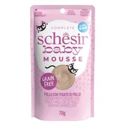 12x Schesir Baby Kitten Mousse Kip 70 gr
