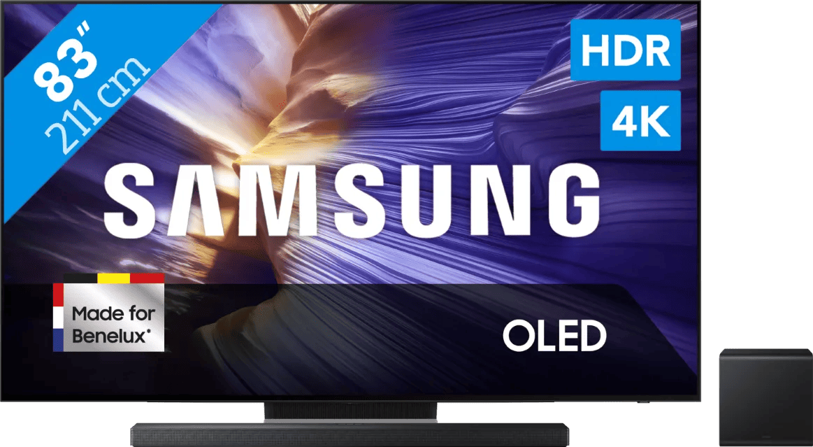 Samsung 83" OLED S90F 4K (2025) + Samsung HW-QS700F (2025)