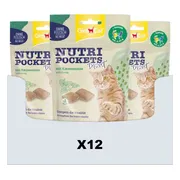 12x GimCat Nutri Pockets Insect & Catnip 60 gr