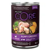 Wellness Core Hondenvoer Blik Puppy Kip - Kalkoen - Pompoen 400 gr