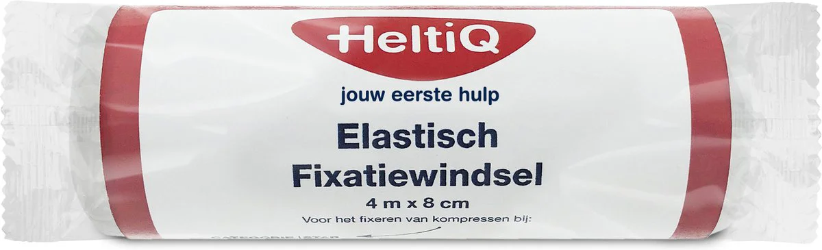 HeltiQ Elastisch Fixatiewindsel 4m x 8cm