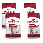 4x Royal Canin Hondenvoer Droog Medium Adult 7+ 4 kg