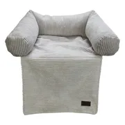 Designed by Lotte Bankkussen Geribbeld Lichtgrijs 50 x 50 x 30 cm