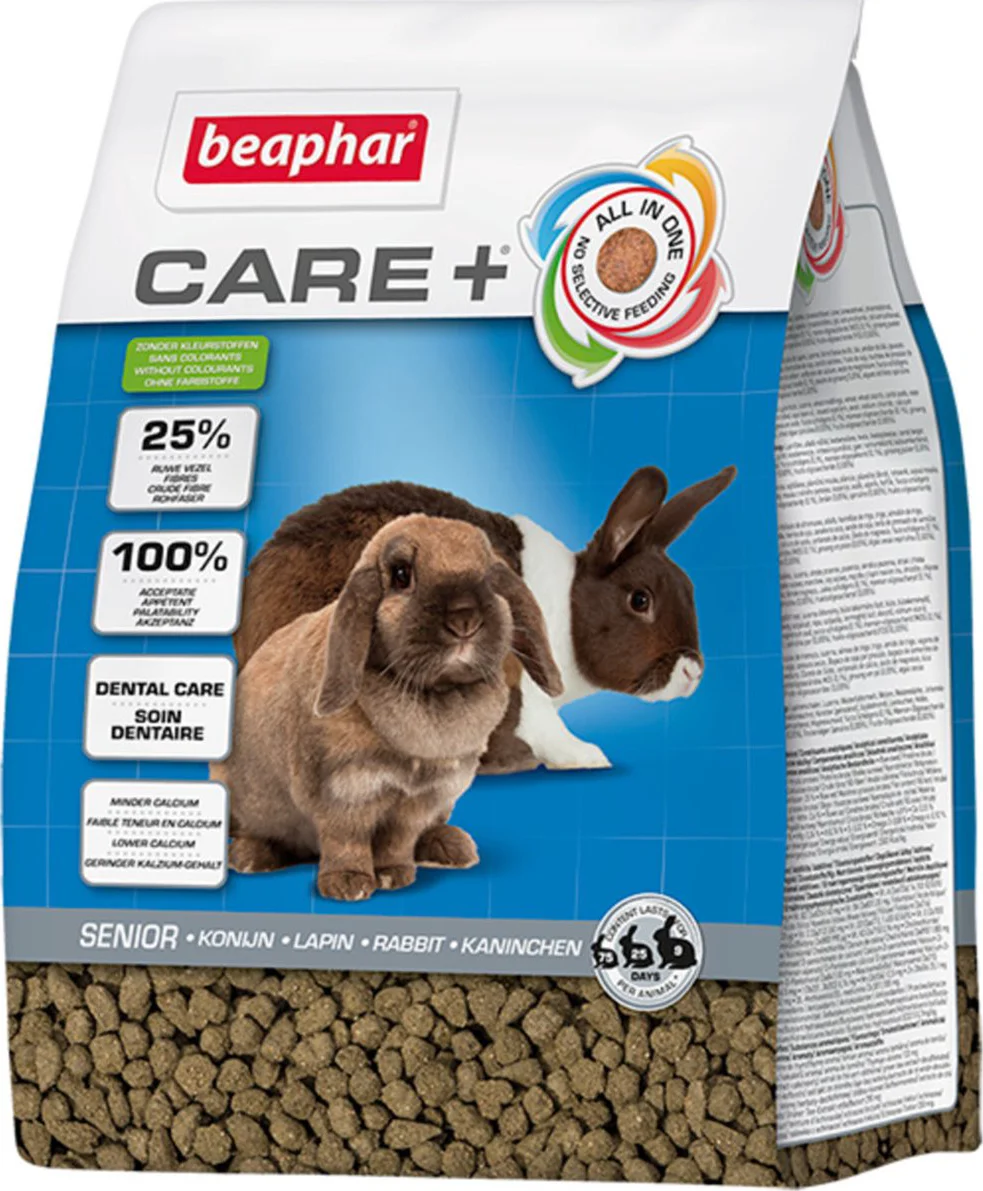 4x Beaphar Care+ Konijn Senior 1,5 kg