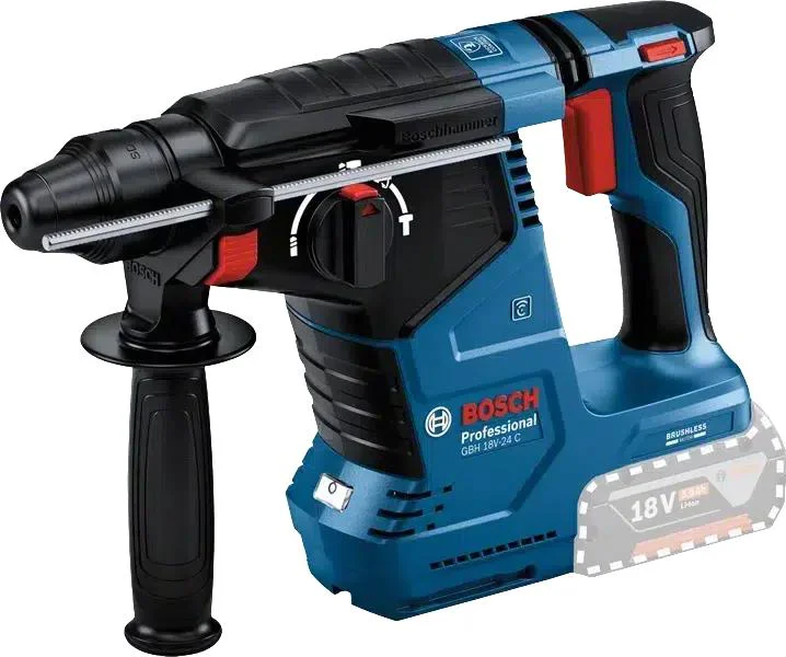 Bosch Professional GBH 18V-24 C Accu Combihamer SDS-Plus 2,4J 18V Basic Body - 0611923000