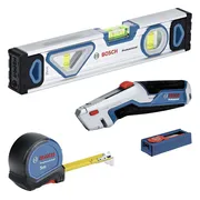Bosch Professional Handgereedschapset 3-delig + reservemessen in halve L-Boxx inlay - 1600A027M3